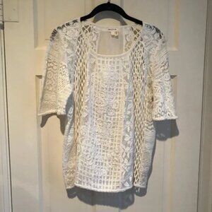 NWOT Anthropologie Meadow Rue Danut Lace Blouse
